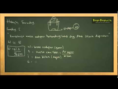 Belajar Kimia : Materi dan Contoh Soal Elektrolisis &amp; Hukum Faraday