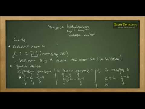 Belajar Kimia : Materi dan Contoh Soal Senyawa Hidrokarbon Part 1