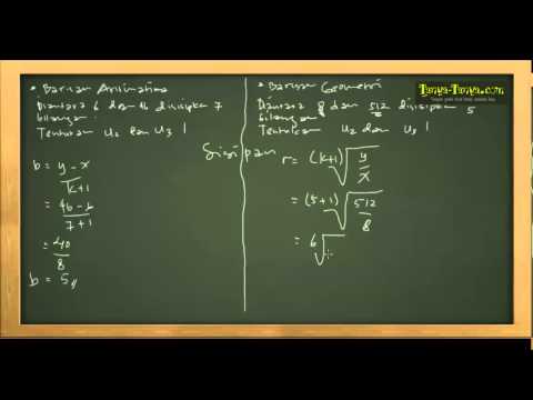 Belajar Matematika : Materi dan Contoh Soal Barisan &amp; Deret