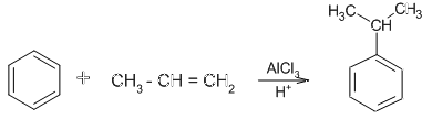 benzena + propena