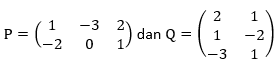 contoh soal matriks